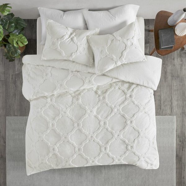 Mize Cotton Chenille Duvet Cover Set Full Queen #1298HW Discount - Image 2