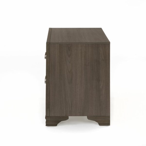 Bowne 2 Drawer Nightstand Walnut Set of 2 #1362HW Discount - Image 3