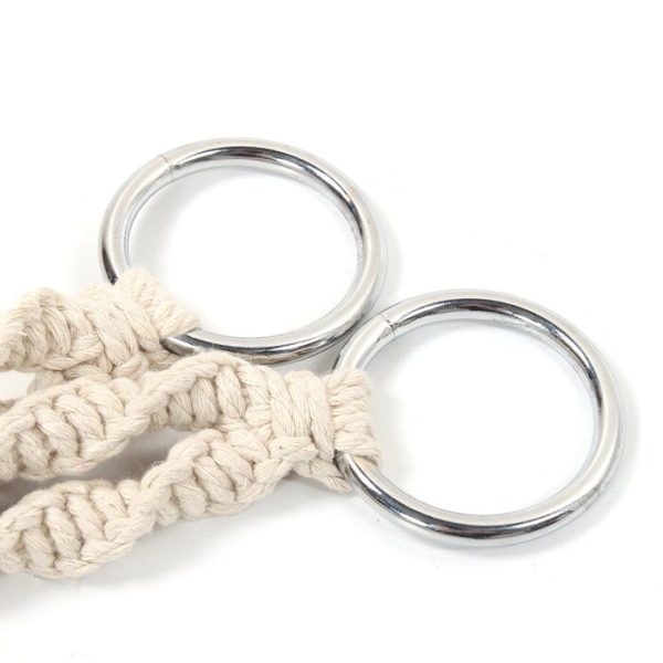 Rope Chair Hammock Beige #1096HW Online Hot Sale - Image 5
