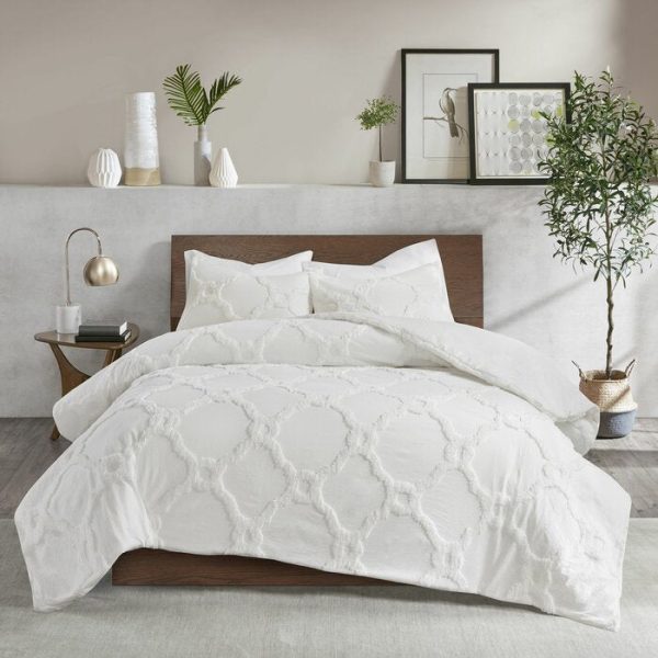 Mize Cotton Chenille Duvet Cover Set Full Queen #1298HW Discount - Image 3