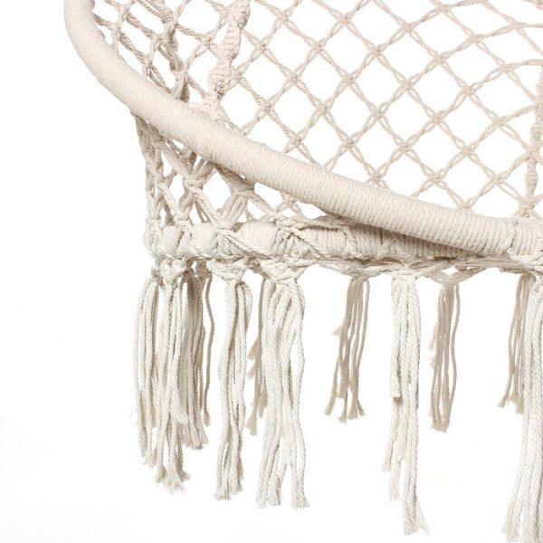 Rope Chair Hammock Beige #1096HW Online Hot Sale - Image 3